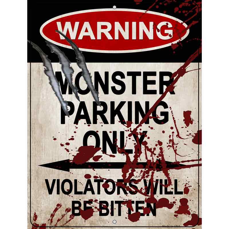 Monster Parking Wholesale Metal Novelty Parking SIGN