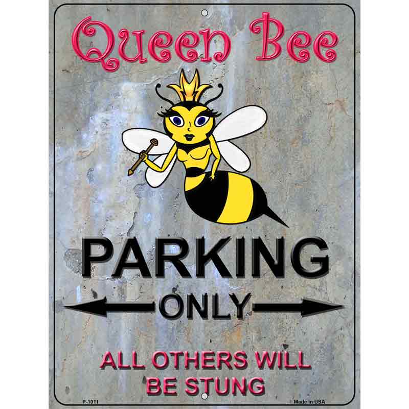 Queen Bee Parking Wholesale Metal Novelty Parking SIGN