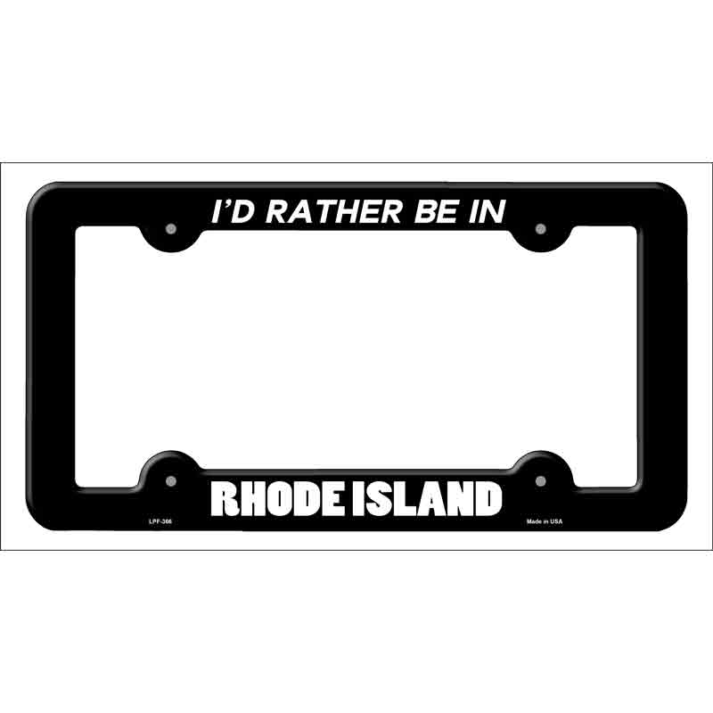 Be In Rhode Island Wholesale Novelty Metal License Plate FRAME