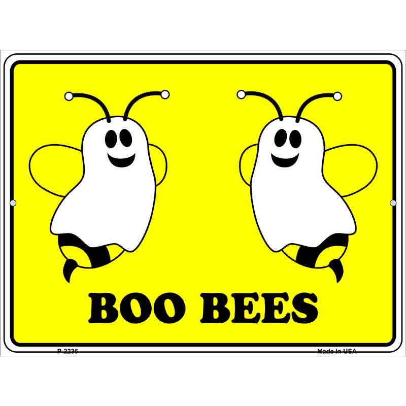 Boo Bees Wholesale Metal Novelty Parking Sign