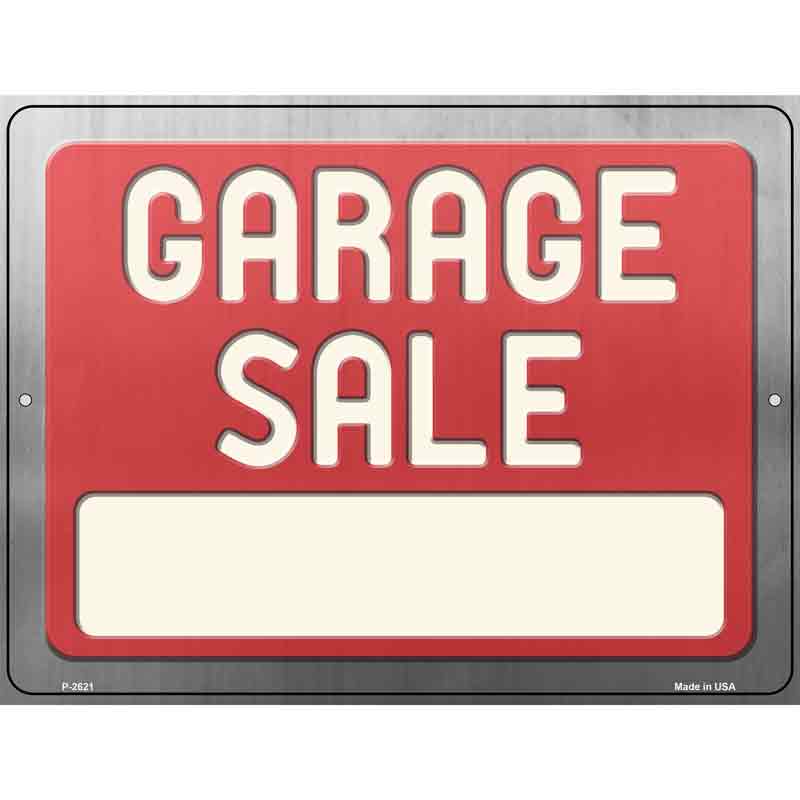 Blank Garage Sale SIGN Wholesale Novelty Metal Parking SIGN