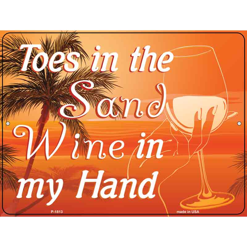 Toes in the Sand Wholesale Parking SIGN