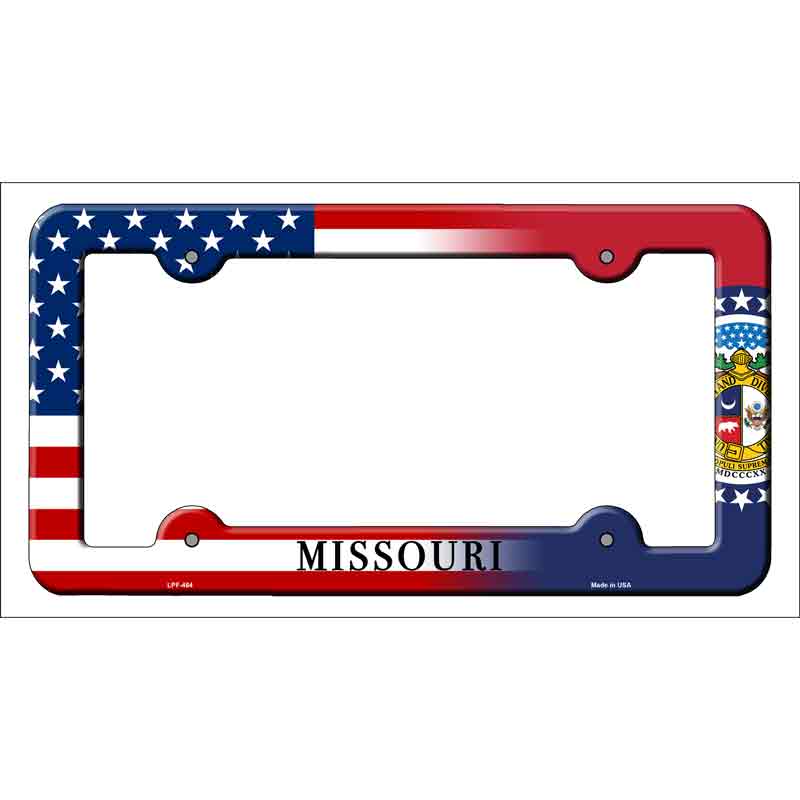 Missouri|American FLAG Wholesale Novelty Metal License Plate Frame