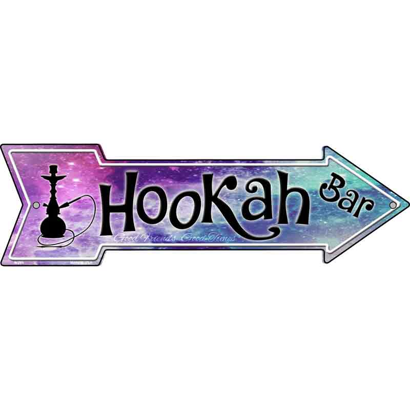 Hookah Bar Wholesale Novelty Metal Arrow Sign