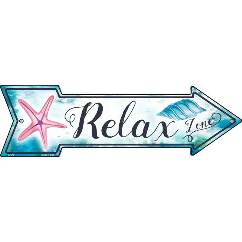 Relax Zone Wholesale Novelty Arrow SIGN