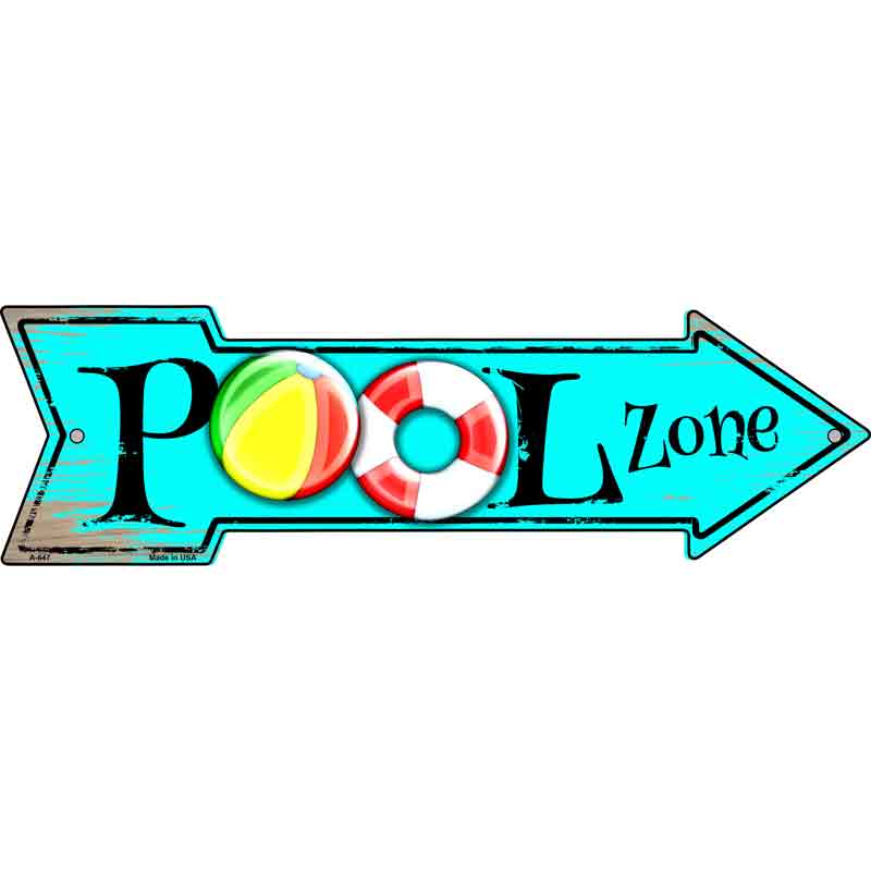 Pool Zone Wholesale Novelty Arrow Sign