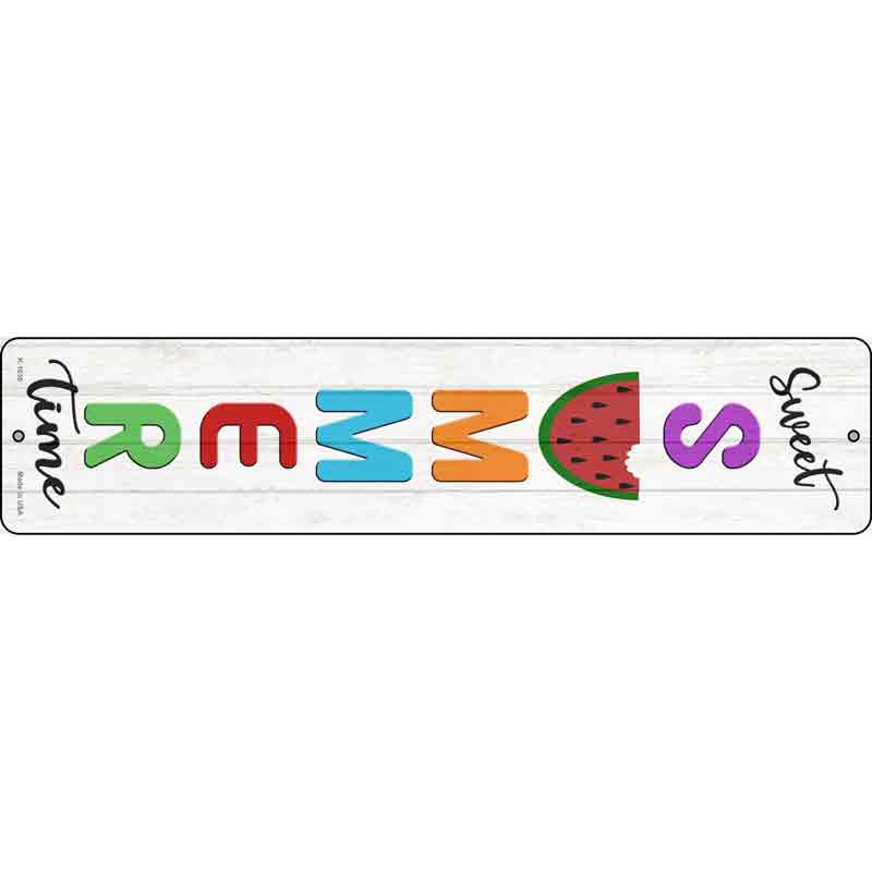 Sweet Summer Time Wholesale Novelty Small Metal Street Sign