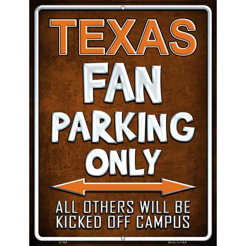 Texas Wholesale Metal Novelty Parking SIGN