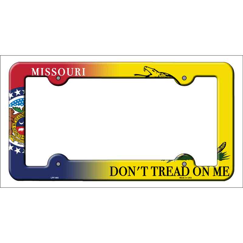 Missouri|Dont Tread Wholesale Novelty Metal License Plate FRAME
