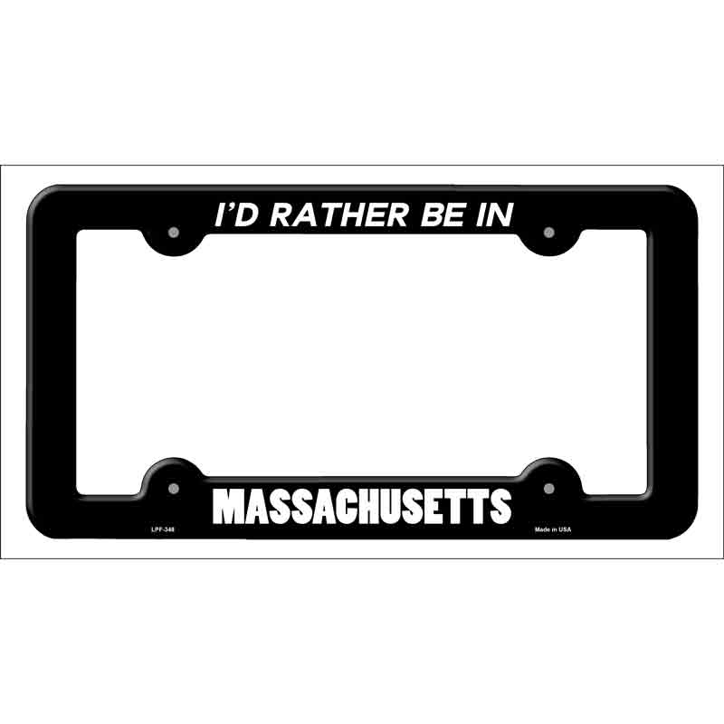 Be In Massachusetts Wholesale Novelty Metal License Plate FRAME