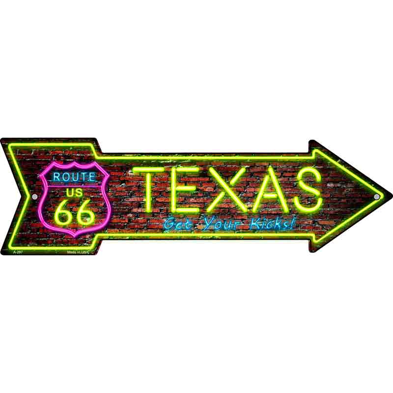 Texas Neon Wholesale Novelty Metal Arrow SIGN