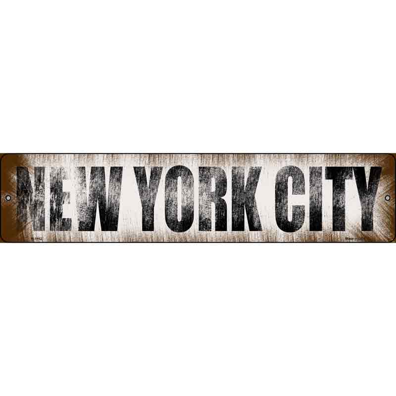 New York City Wholesale Novelty Small Metal Street SIGN
