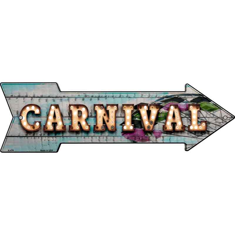 Carnival Bulb Letters Wholesale Novelty Arrow SIGN
