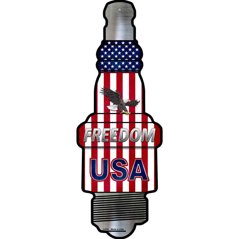 Freedom USA Wholesale Novelty Metal Spark Plug Sign