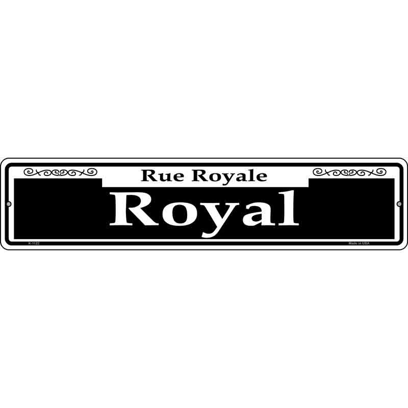 Royal Wholesale Novelty Small Metal Street Sign