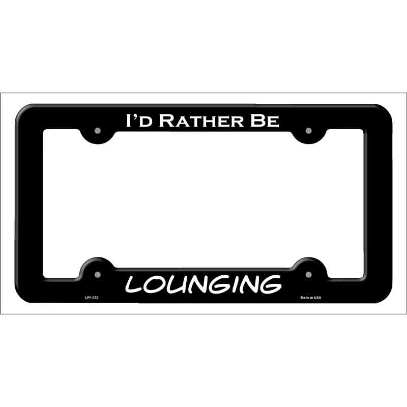 Lounging Wholesale Novelty Metal License Plate FRAME