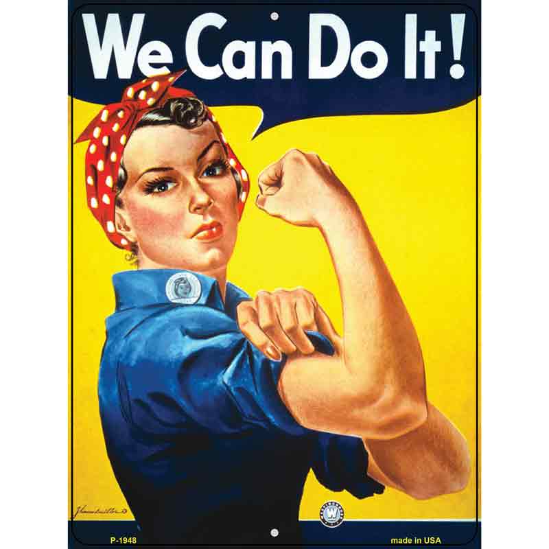 We Can Do It Vintage POSTER Wholesale Parking Sign