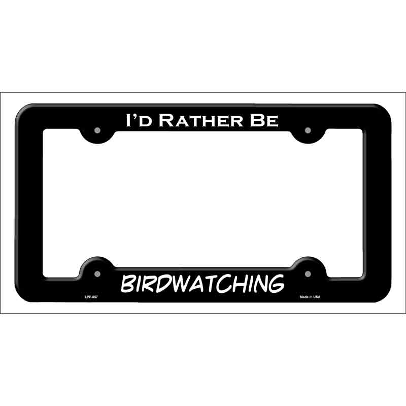 Birdwatching Wholesale Novelty Metal License Plate FRAME