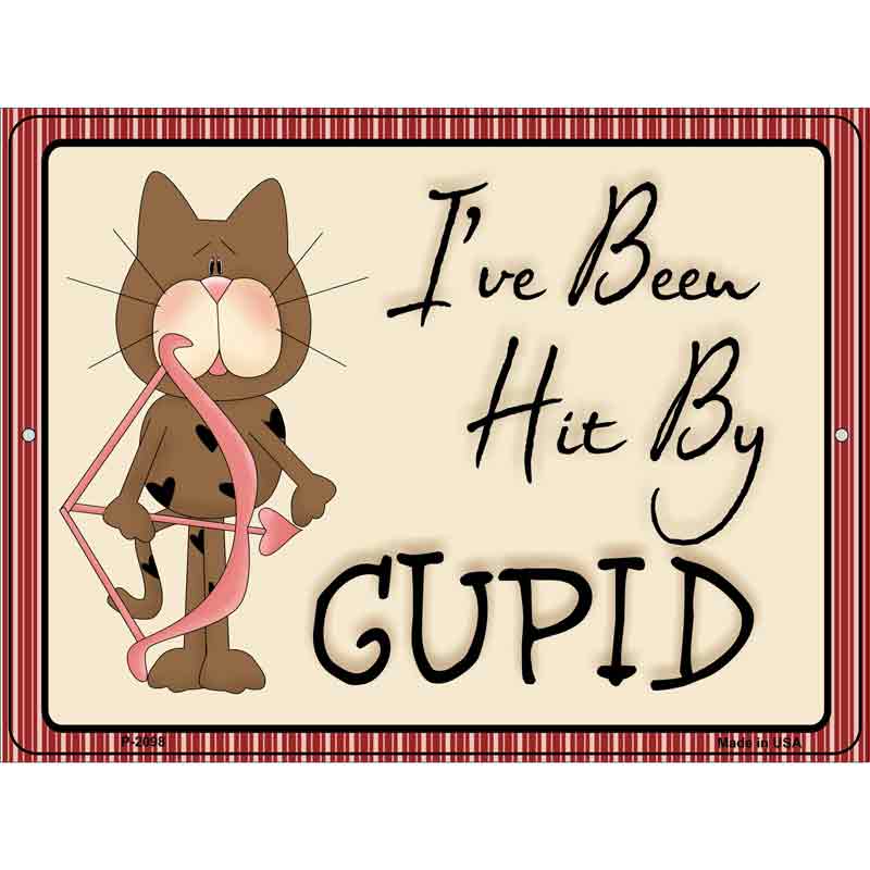 Cupid Kitty Wholesale Metal Novelty Parking Sign