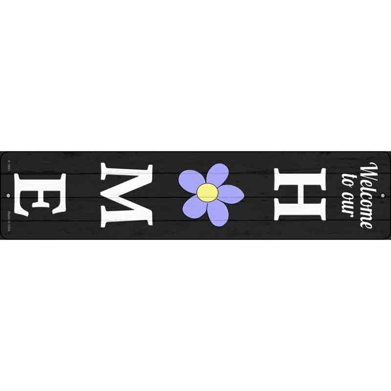Home FLOWER Wholesale Novelty Small Metal Street Sign