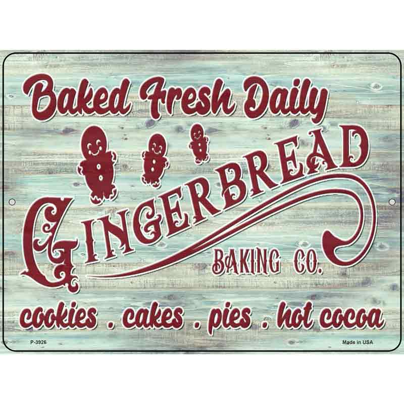 Gingerbread Baking Co Wholesale Novelty Metal Parking Sign