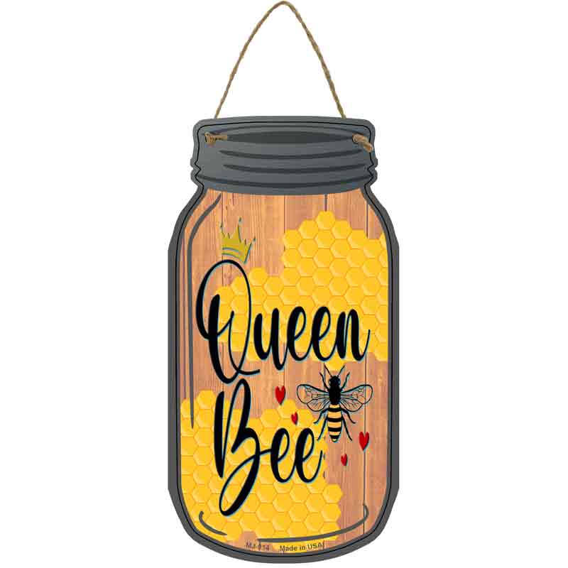 Queen Bee Wholesale Novelty Metal Mason Jar SIGN