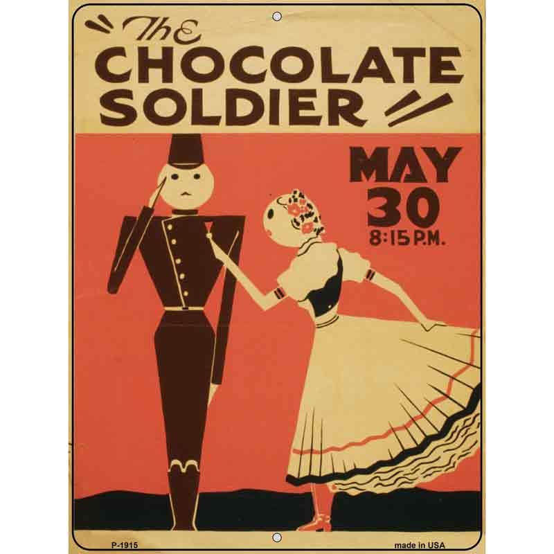 The Chocolate Soldier Vintage POSTER Wholesale Parking Sign