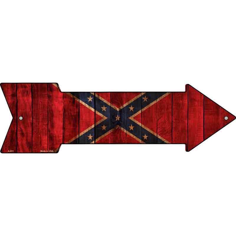 Confederate FLAG Wholesale Novelty Arrow Sign