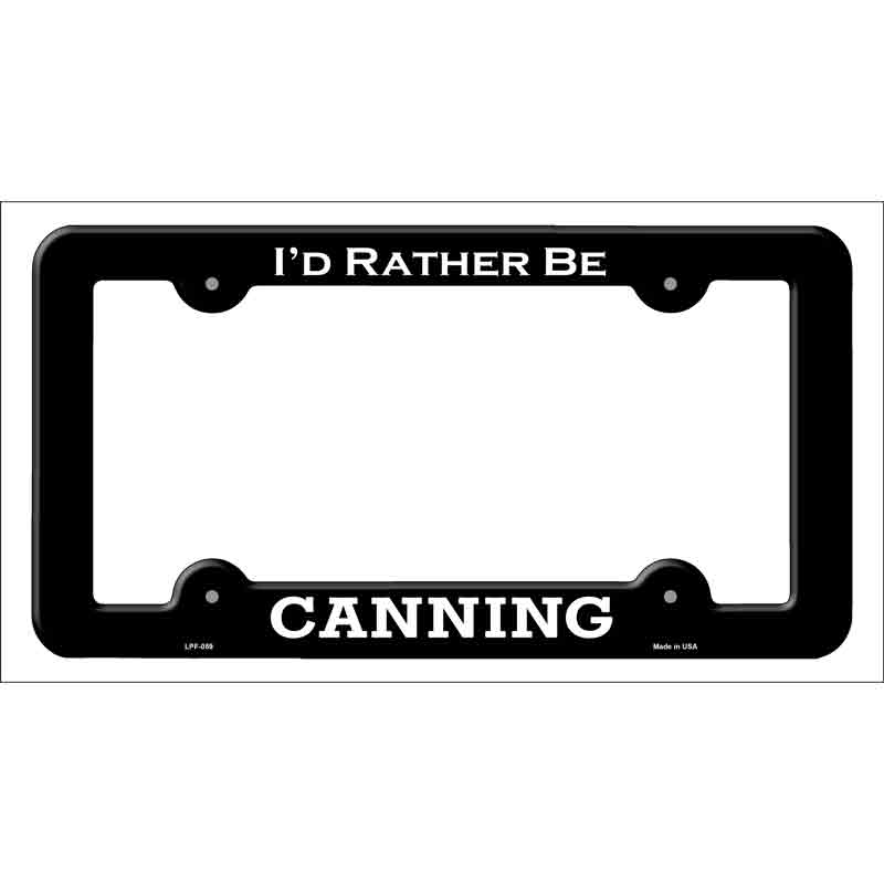 CannINg Wholesale Novelty Metal License Plate Frame