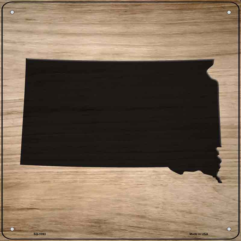 South Dakota Shape Letter Tile Wholesale Novelty Metal Square SIGN