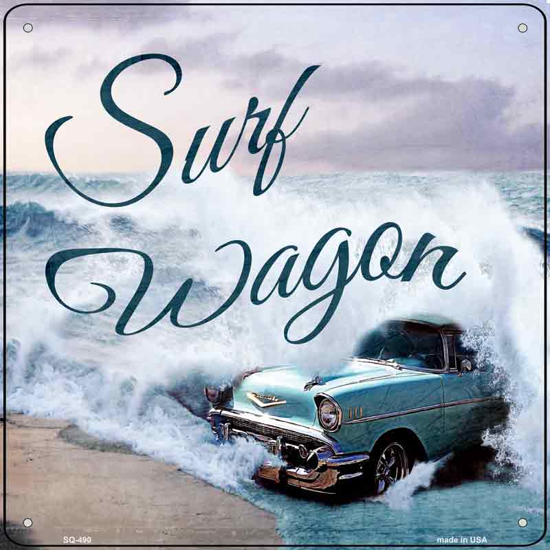 Surf Wagon Wholesale Novelty Square SIGN
