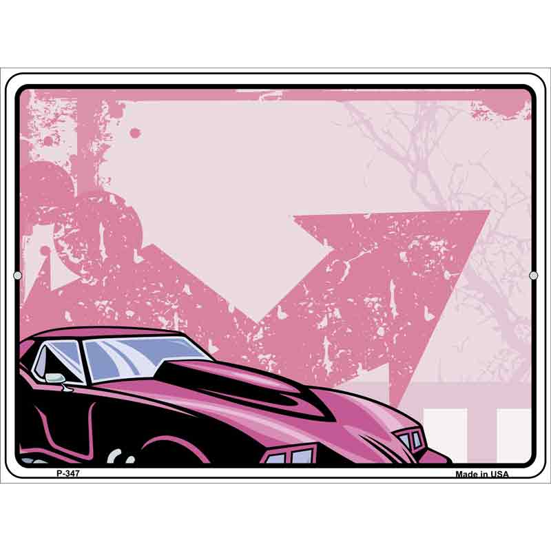 Classic Car Wholesale Metal Novelty Parking SIGN