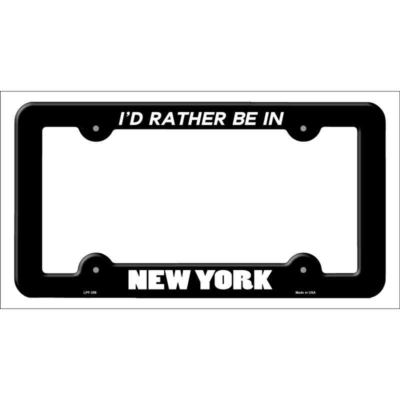 Be In New York Wholesale Novelty Metal License Plate FRAME