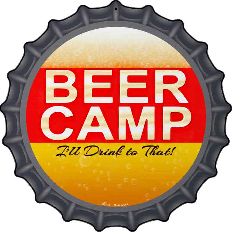 Beer Camp Wholesale Novelty Metal Bottle Cap