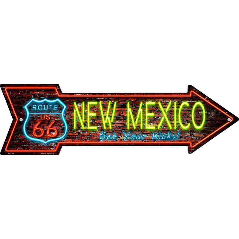 NEW Mexico Neon Wholesale Novelty Metal Arrow Sign