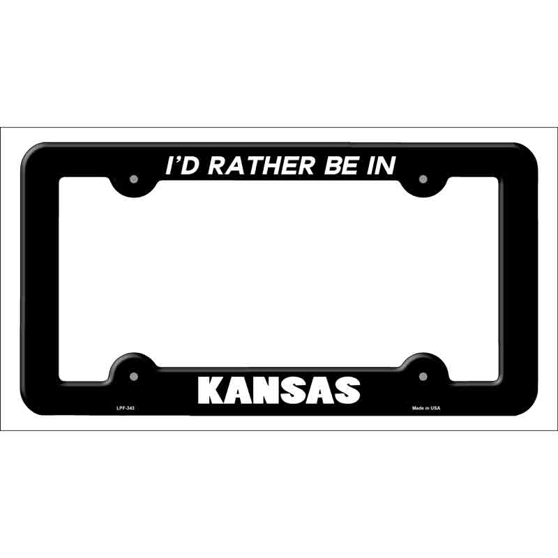 Be IN Kansas Wholesale Novelty Metal License Plate Frame