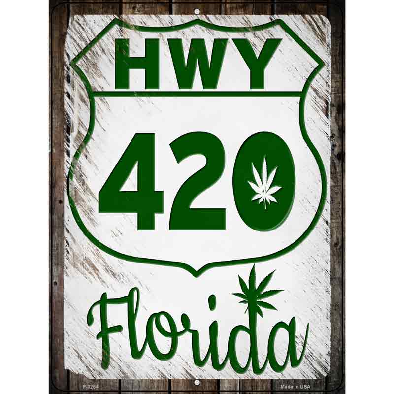 HWY 420 Florida Wholesale Novelty Metal Parking SIGN