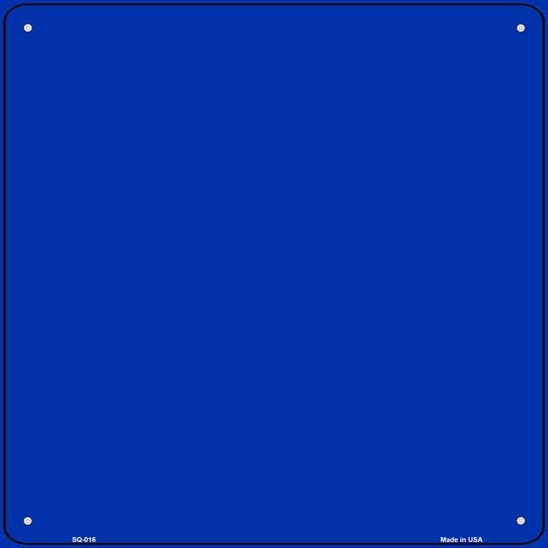 Blue Solid Wholesale Novelty Metal Square SIGN