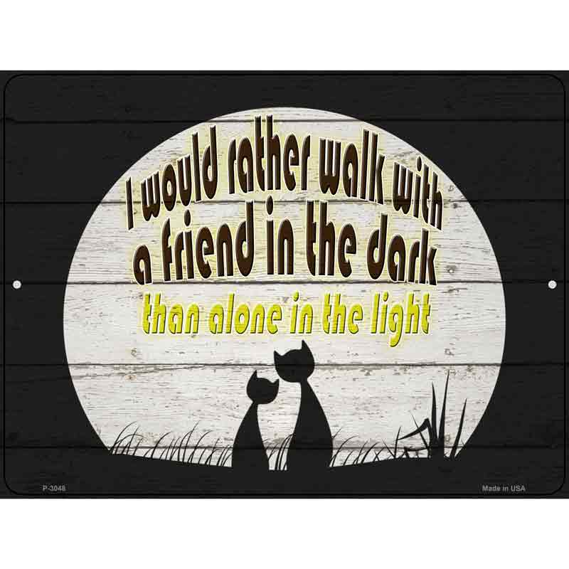 Alone In The Light Wholesale Novelty Metal Parking SIGN