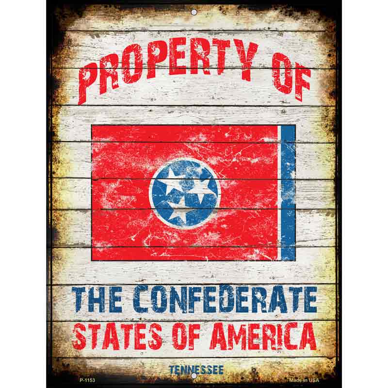 Property Of Tennessee Wholesale Metal Novelty Parking SIGN
