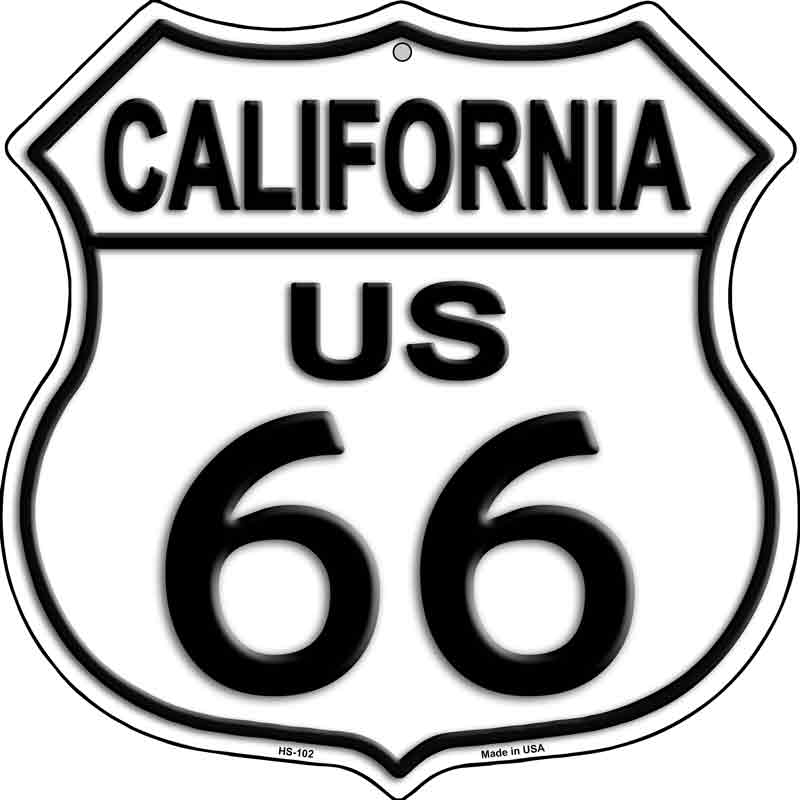 California Route 66 Highway Shield Wholesale Metal SIGN