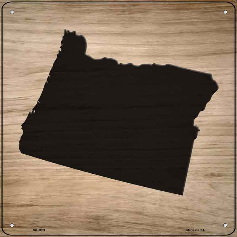 Oregon Shape Letter Tile Wholesale Novelty Metal Square SIGN