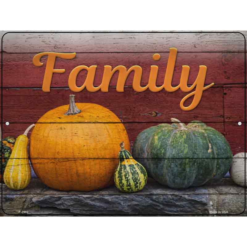 Family Wholesale Novelty Metal Parking SIGN