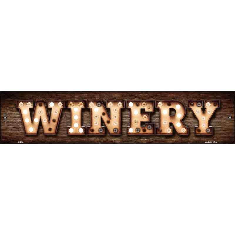 Winery Bulb Lettering Wholesale Small Street SIGN