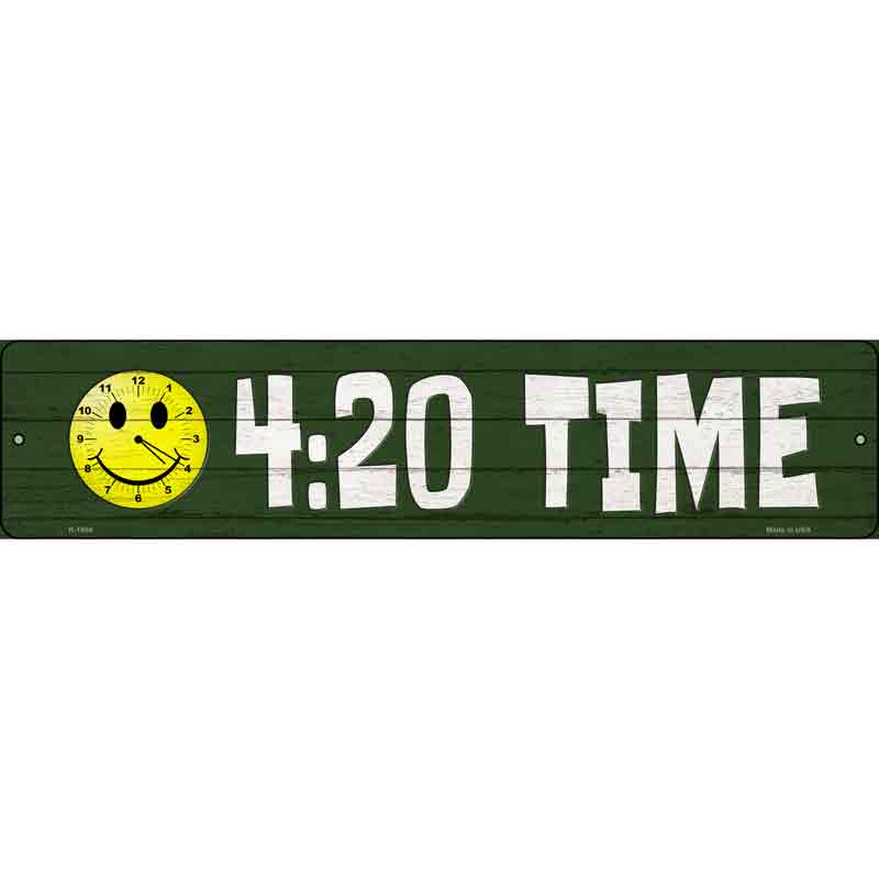 420 Time Wholesale Novelty Metal Small Street Sign