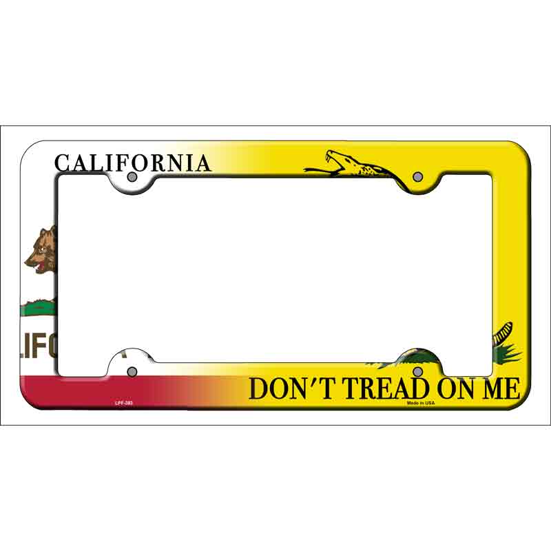 California|Dont Tread Wholesale Novelty Metal License Plate FRAME